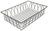 GET WB-954-SV POP Rectangular Wire Pastry Basket 18"W x 12"D x 4"H - Silver