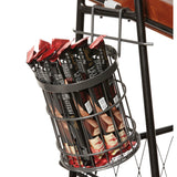 GET WB-HOOK-MG Urban Renewal Metal Hook for Wire Baskets and Stands - Gray - 6/Case