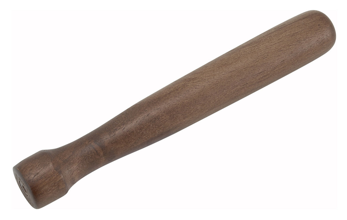 Winco WMW-8 Walnut Lacquered Wooden Muddler with Flat Head 8"