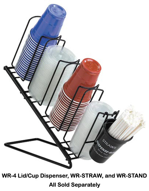 Shown with Stand and Straw Holder