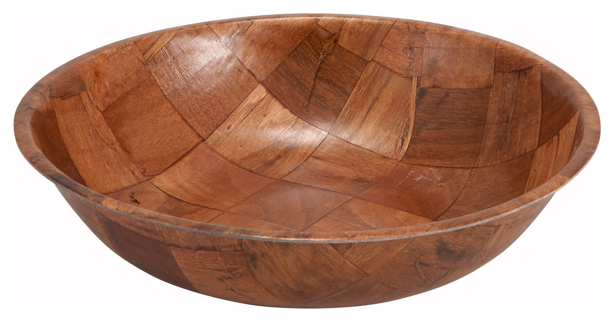Winco WWB-6 Walnut Weave Salad Bowl 6" - 12/Case
