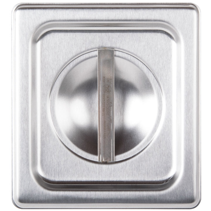 Vollrath 75160 Sixth-size Super Pan V soCover stainless steel Cover - Full Size - 6/Case