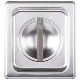 Vollrath 75160 Sixth-size Super Pan V soCover stainless steel Cover - Full Size - 6/Case