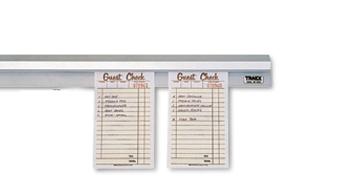Vollrath 2536 Aluminum Wall Mounted Ticket Holder- 36" x 2"