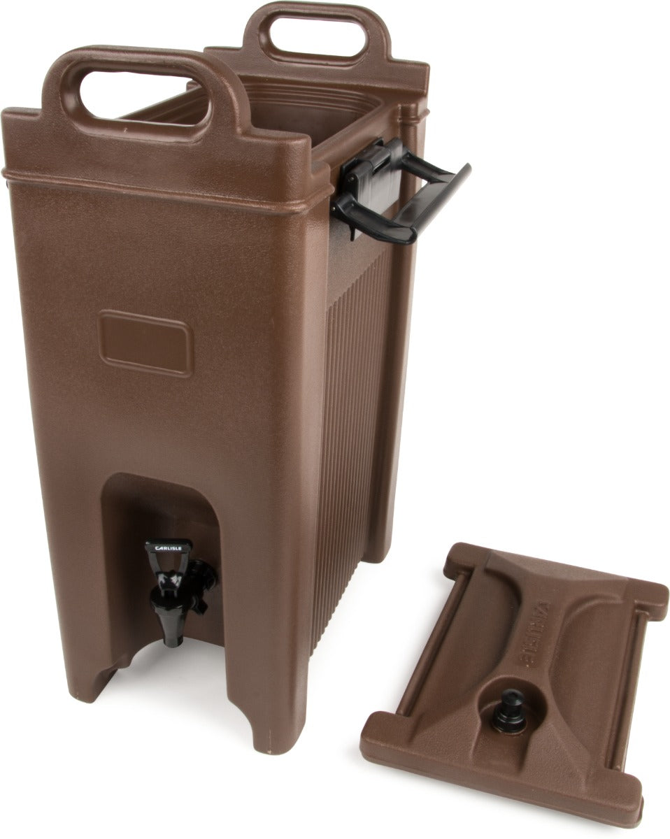 Carlisle XT500001 Cateraide Beverage Dispenser 5 Gal. Brown