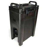 Carlisle XT500003 Cateraide XT Polyethylene Stackable Insulated Beverage Dispenser 5 Gal. - Black