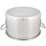 Vollrath 4332 Wear-Ever Rolled Edge Aluminum Sauce Pot-14 Qt.