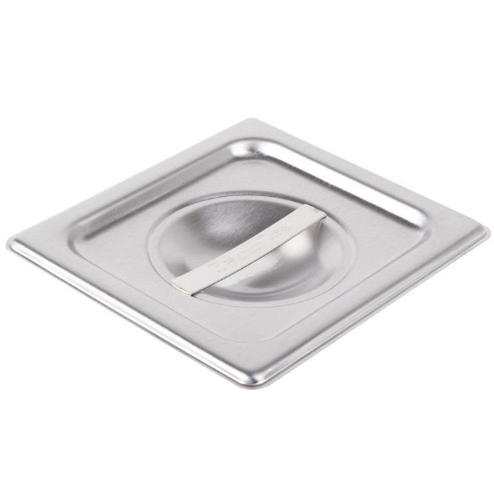 Vollrath 75160 Sixth-size Super Pan V soCover stainless steel Cover - Full Size - 6/Case