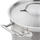 Vollrath 3503 Optio Stainless Steel Stock Pot with Cover- 11 Qt
