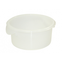 Rubbermaid 2 Qt. White Round Polyethylene Food Storage Container