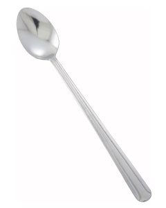 Winco 0001-02 Dominion 18/0 Stainless Steel Medium Weight Iced Tea Spoon 7-7/8" - 600/Case