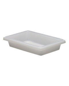 Cambro 12183P148 Polyethylene Food Storage Box 12" x 18" x 3-1/2 - 1-3/4 gal. - White