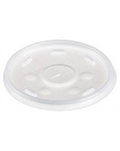 Dart Solo 12SL Translucent Plastic Flat Slotted Lid for 12 oz. Foam Cups & Containers - 1000/Case