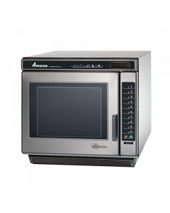 Amana RC22S2 Heavy Duty Stainless Steel Commercial Microwave Oven with Push Button Controls - 208/240V, 2200W