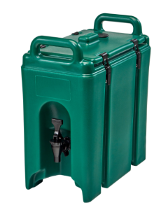 Cambro 250LCD519 Camtainer Insulated Beverage Dispenser2 1/2 Gal. - Kentucky Green
