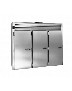 Traulsen RRI332LPUT-FHS Roll-Through Refrigerator Three Full-Height Doors for 66" High Racks All Stainless Steel 117.5 Cu. Ft.  - 115V