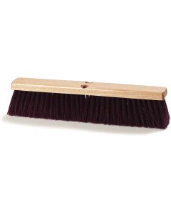 Carlisle 3621932400 Flo-Pac Push Broom Head 24" Maroon Bristles 