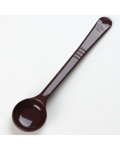 Carlisle 395801 Portion Spoon Solid 1-1/2 oz. Poly Reddish-Brown Handle, 12ea/cs 