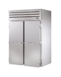 True STR2HRI-2S Spec Series 2-Section 2 Solid Door Roll-In Heated Holding Cabinet 68" - Accepts (1) 66"H Rack - 75 cu. ft. - 115/208-230v