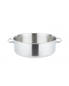 Vollrath 47761 18 qt Intrigue Stainless Steel Brazier/Casserole - Induction Ready