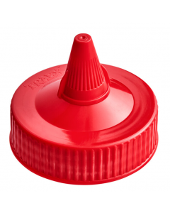 Vollrath 4914-02 Wide Mouth Squeeze Bottle Replacement Cap Closeable Single Tip - 12ea/Case