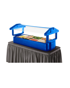 Cambro 4FBRTT186 51" x 33" x 27" Navy Blue Table Top Food / Salad Bar