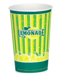 Gold Medal 5304 Disposable Double-Poly Special Print Lemonade Cup 16 oz. - 1,000/Case