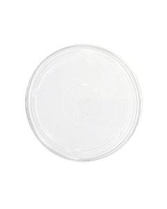Gold Medal 5333L Disposable Plastic Slotted Flat Lid for 32 oz Cups - fits Special Print Lemonade Cups - 960/Case
