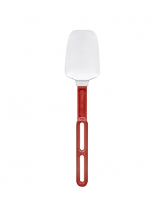 Vollrath 58123 13 1/2" SoftSpoon - Red Poly Handle, White - 6ea/Case