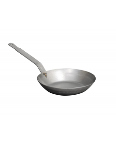 Vollrath 58900 8 1/2" Carbon Steel Frying Pan w/ Solid Metal Handle - Induction Ready - 12ea/Case