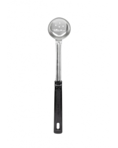 Vollrath 61155 2 oz Perforated Spoodle - Black Plastic Handle, Stainless - 12ea/Case