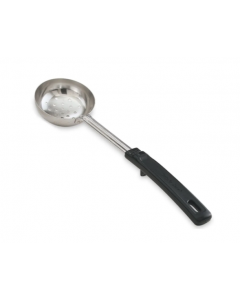 Vollrath 61170 4 oz Perforated Spoodle - Black Plastic Handle, Stainless