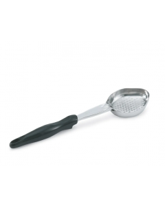 Vollrath 6422220 2 oz Oval Perforated Spoodle - Black Nylon Handle, Heavy-Duty, Stainless Steel - 12ea/Case