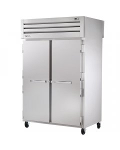 True STR2RPT-2S-2G Spec Series 2-Section Solid Door Front / Glass Door Rear Pass-Thru Refrigerator 52" - 56 cu. ft. - 115v