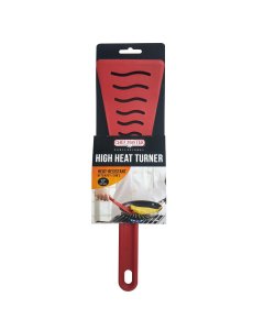 Chef Master 90211 Glass Nylon High Heat Turner 13" x 3-3/4" - Red