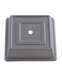 Cambro 978SFVS191 10" Square Versa Plate Cover - 9 7/8" Oneida Sant' Andrea, Granite Gray -12ea/Case