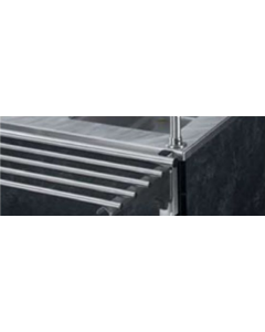 Vollrath 9882005-2-C Customer Side 74" Tray Slide Tubular Stainless