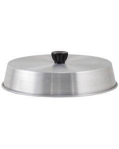 Winco ADBC-10 Aluminum Round Grill Basting Cover with Bakelite Handle 10"