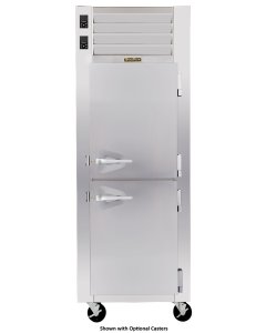 Traulsen ADT132WUT-HHS Spec-Line 1-Section 2 Solid Half Door Dual Temp Reach-In Refrigerator / Freezer 30" - 21.44 cu. ft.
