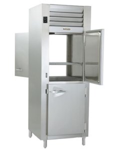 Traulsen AHF132WP-HHS Spec-Line 1-Section 2 Solid Half Door Reach-In Pass-Thru Heated Holding Cabinet 30" - 24.86 cu. ft.