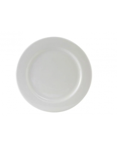 Tuxton ALA-074 7 1/2" Round Alaska Plate - Ceramic, Porcelain White - 3ea/Case