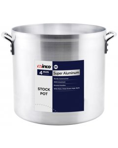 Winco ALST-40 Heavyweight Aluminum Stock Pot 40 qt.
