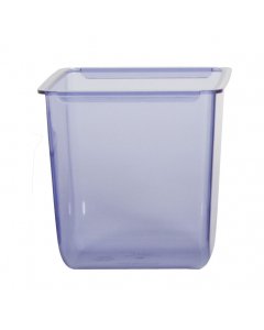 San Jamar BD103 The Dome Plastic Garnish & Condiment Holder Replacement Tray 3 pt. - Translucent Blue - 6/Pack