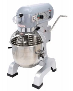 Adcraft BDPM-20 Black Diamond Planetary Bench Mixer with Guard & Standard Accessories 20 Qt. - 3 Speeds - 120v