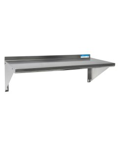 BK Resources BKWSE-1224 Economy Stainless Steel Wall Mounted Shelf 24" x 12"