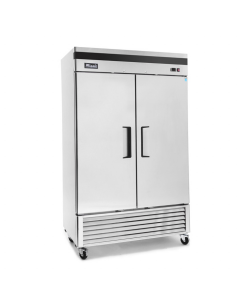 Migali C-2RB-HC Competitor Series 2-Section 2 Solid Door Reach-In Refrigerator 55" - Bottom Mount Compressor - 49 cu. ft. - 115v