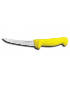 Dexter-Russell C131F-6 Sani-Safe (3223) Flexible Curved Boning Knife with Yellow Poly Handle 6"