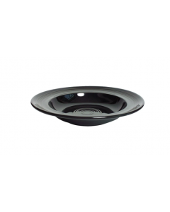 Tuxton CBD-090 12 oz Concentrix®© Soup Bowl - Ceramic, Black - 2ea/Case