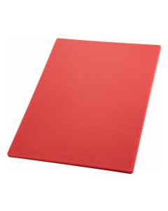 Winco CBRD-1520 Polypropylene HACCP Color-Coded Cutting Board 15" x 20" x 1/2" - Red