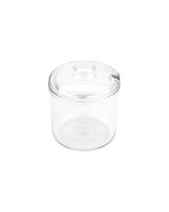 GET CD-8-2-CL SAN Plastic Condiment Jar with Slotted Lid 8 oz. - Clear